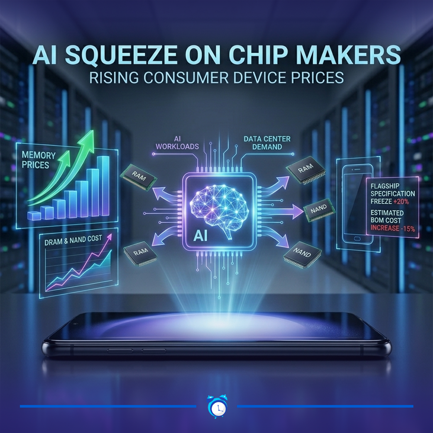 AI exerts pressure on chip makers driving up prices of global electronic devices