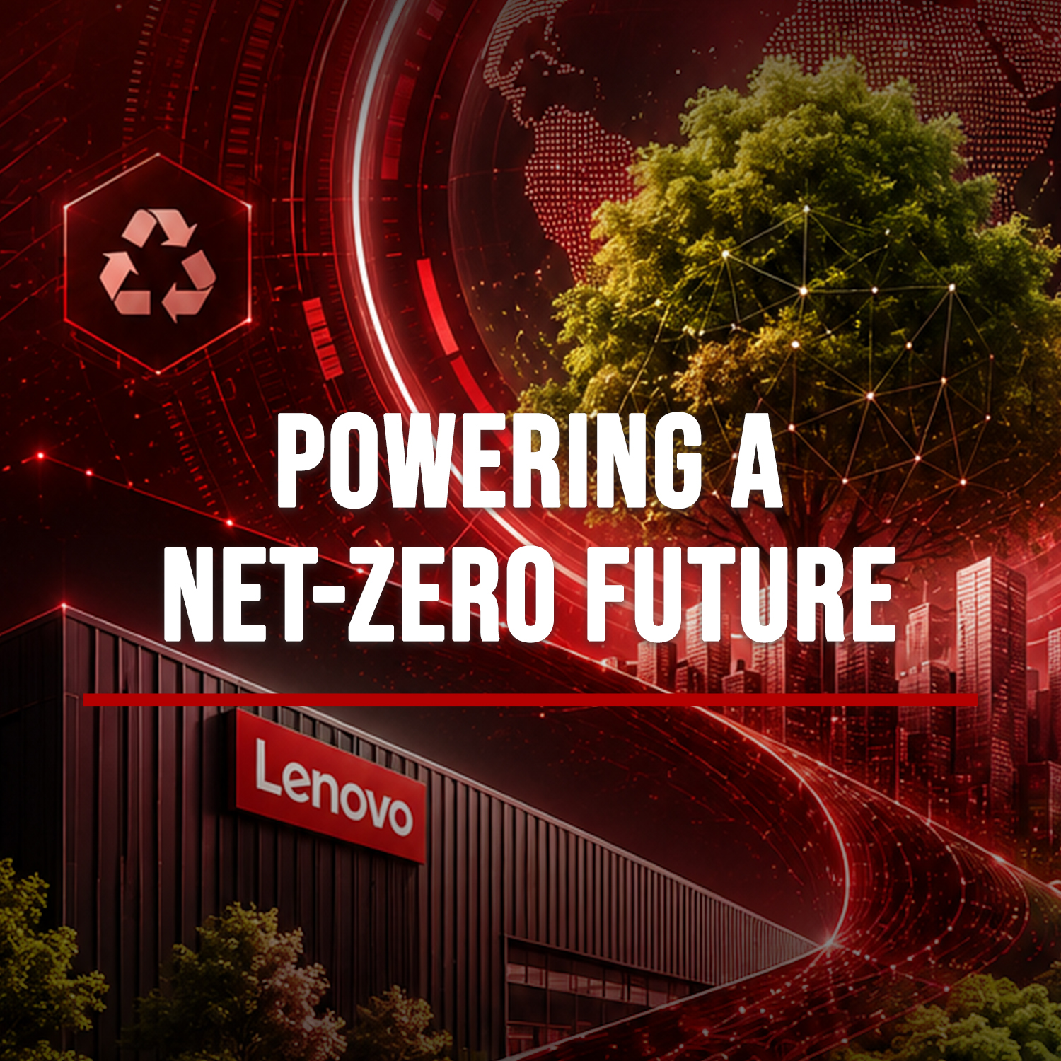 Lenovo’s sustainability goal: Net-Zero greenhouse gas emissions by 2050
