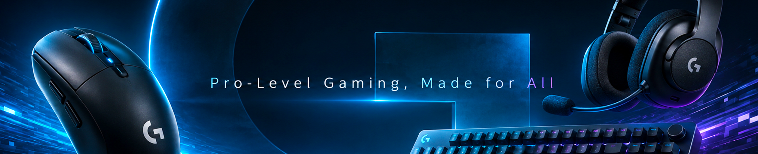 Wide promotional banner showcasing the Logitech G3 Series ecosystem and gaming peripherals in the Philippines.