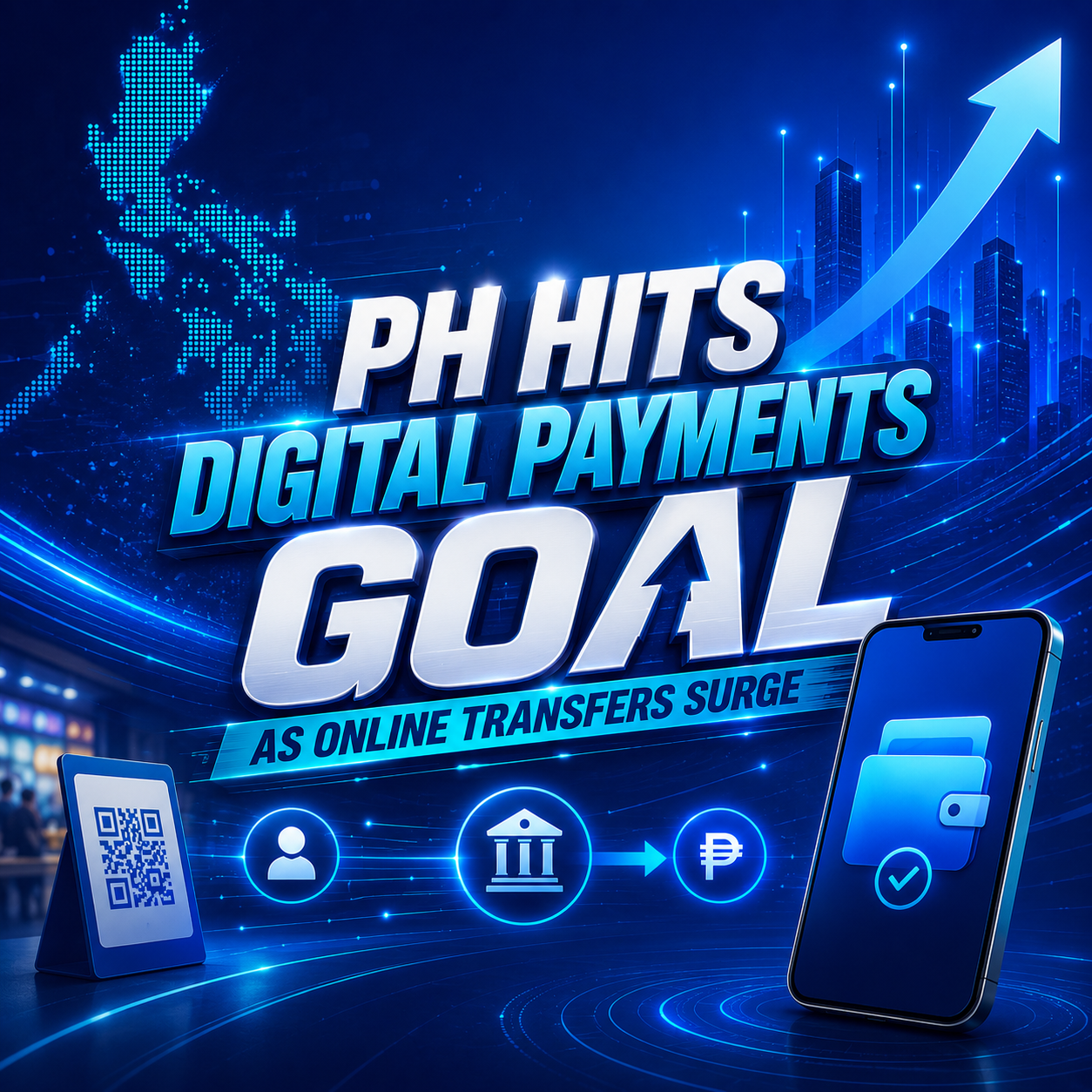 PH on track with digital payments goal; online transfers up on lower fees