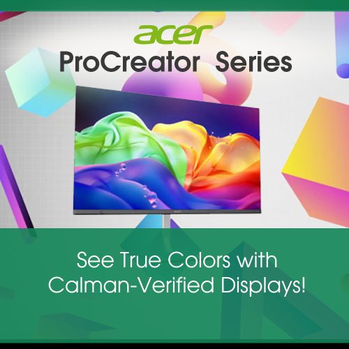 Acer unveils ProCreator Series Monitors with Calman-Verified displays