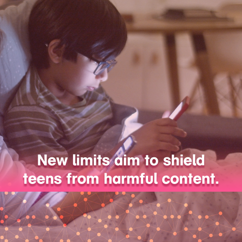 Instagram allows access for teenagers but limits content to PG-13